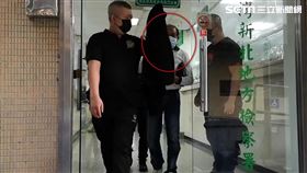 議員金中玉,入監報到,黑衣人,新北,翻攝畫面