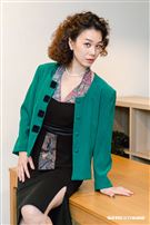 許乃涵三立新聞網專訪。 （圖／記者楊澍攝影）