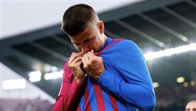 巴塞隆納傳奇後衛皮克（Gerard Pique)稍早在社群媒體宣布退役。（圖／翻攝自皮克推特）