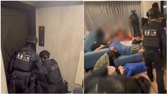詐騙集團囚禁32人！霹靂小組攻堅畫面曝光