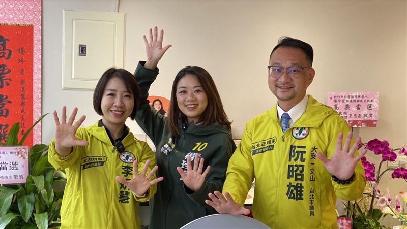 李妍慧、阮昭雄為新人楊玲宜、劉彥伶站台