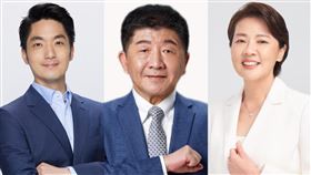 陳時中,蔣萬安,黃珊珊。（圖／翻攝自候選人臉書）