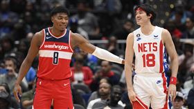 ▲渡邊雄太攻下本季新高14分技壓八村壘。（圖／美聯社／達志影像）