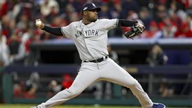 ▲洋基執行1500萬美金的球隊選擇，塞維里諾（Luis Severino）下季將續留紐約。（圖／美聯社／達志影像）