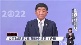 北市長辯論／交叉詰問第2輪陳時中問蔣萬安黃珊珊答