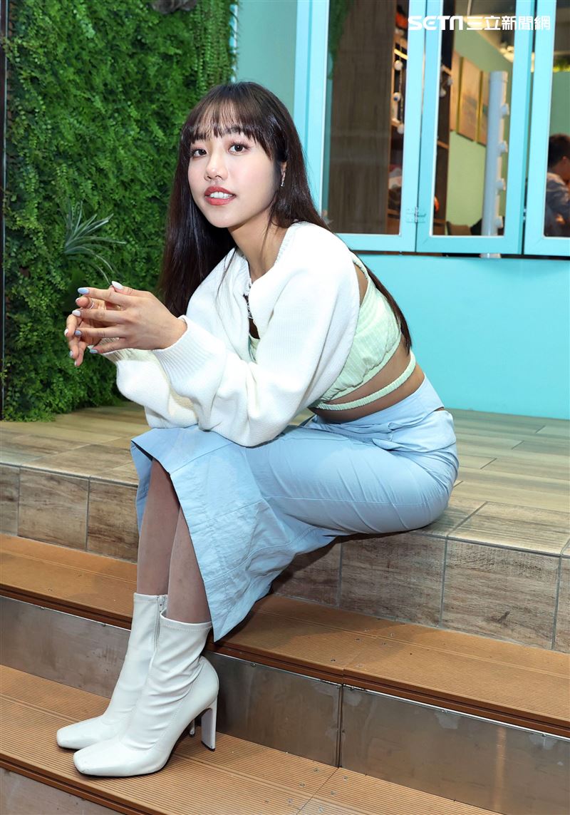 蔡佩軒三立新聞網專訪。（記者邱榮吉/攝影）