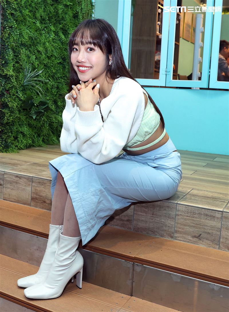 蔡佩軒三立新聞網專訪。（記者邱榮吉/攝影）