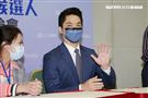 台北市長選舉電視辯論會，國民黨候選人蔣萬安於會後召開記者會。（圖／記者楊澍攝影）