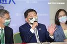 台北市長選舉電視辯論會，民進黨候選人陳時中於會後召開記者會。（圖／記者楊澍攝影）