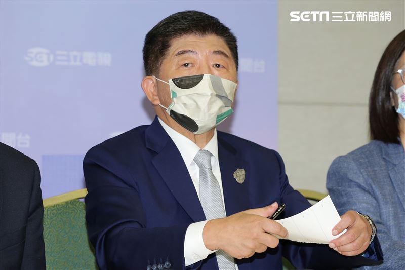 台北市長選舉電視辯論會，民進黨候選人陳時中於會後召開記者會。（圖／記者楊澍攝影）