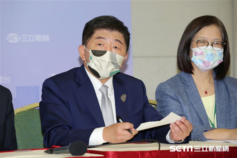 台北市長選舉電視辯論會，民進黨候選人陳時中於會後召開記者會。（圖／記者楊澍攝影）