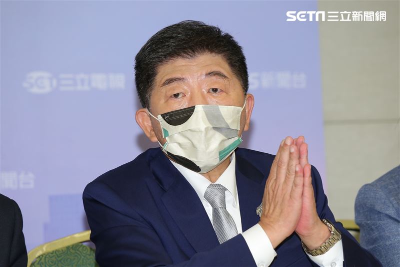 台北市長選舉電視辯論會，民進黨候選人陳時中於會後召開記者會。（圖／記者楊澍攝影）