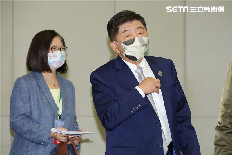 台北市長選舉電視辯論會，民進黨候選人陳時中於會後召開記者會。（圖／記者楊澍攝影）