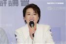 台北市長選舉電視辯論會，無黨籍候選人黃珊珊於會後召開記者會。（圖／記者楊澍攝影）
