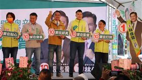 阮昭雄一日北高輔選　支持現任議員連任