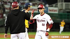 ▲台灣大賽第2戰，樂天桃猿外野手陳晨威。（圖／記者劉彥池攝影）