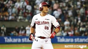 ▲台灣大賽第2戰，樂天桃猿外野手藍寅倫。（圖／記者劉彥池攝影）