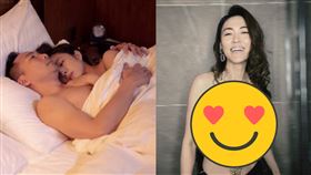 ▲石頭老婆狗狗劇外直接脫，性感程度網嗨「贏過桂綸鎂」。（圖／翻攝狗狗IG）