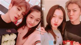 ▲原EXO成員鹿晗與演員關曉彤愛情長跑5年。（圖／翻攝關曉彤、鹿晗微博）