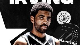 ▲籃網球星厄文（Kyrie Irving）因宣傳反猶紀錄片遭球團禁賽，球團已通知他必須完成6項要求才能重返球隊。（圖／翻攝自籃網推特）