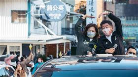 民進黨台北市長候選人陳時中於今（6）日前往新竹參加民進黨新竹市長候選人沈慧虹醫師後援會相挺陳時中記者會。（圖／陳時中競辧提供)