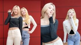 ▲舒華（右）揪子瑜（左）辣跳新歌《Nxde》。（圖／翻攝子瑜、舒華IG）