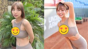 ▲阿圓（左）同款強尬林襄（右），網友一致認為「林襄勝出」。（圖／翻攝自一隻阿圓、林襄IG）