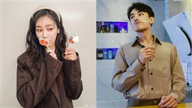 ▲楊紫（左）與劉學義（右）8月因緋聞遭罵，如今坦蕩送祝福依舊被酸。（圖／翻攝自楊紫微博）