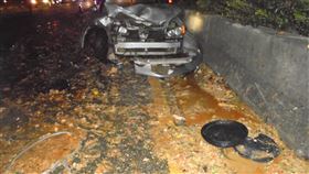 餿水車,新竹,國一,竹北（圖／翻攝畫面）