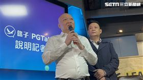 林秉文捲入洗錢案，交保後首度露面。（圖／記者李依璇攝影）