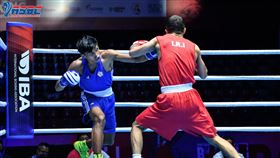 ▲賴主恩（左）勇闖亞洲拳擊錦標賽4強，睽違11年再有台灣男子選手在亞錦賽奪牌。（圖／翻攝自Asian Boxing Confederation臉書）