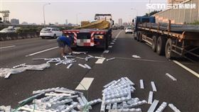 國道,散落物,鋁錠,下班