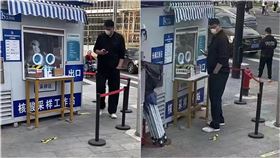 核酸,上海,姚明,偷拍（圖／翻攝自微博）