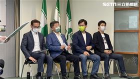 陳時中、林佳龍、蔡適應、鄭運鵬首都圈區域治理 公共運輸大提升「每月1200首都通交通月票．北北基桃我都行」共同政見記者會（圖／記者高逸帆攝影）