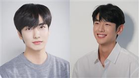 ▲李智漢（左）生前正在拍攝《木偶的季節》，劇組急找來《魷魚》男星李廷俊（右）接演。（圖／翻攝自李廷俊臉書）