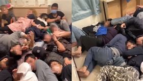 疑台版柬埔寨「被囚畫面」！20男女手腳被綁擠進5坪房　第1人稱視角瘋傳