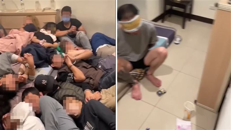 囚禁26豬仔疊睡影片瘋傳　新北刑大證實
