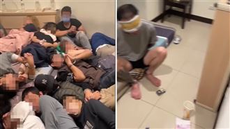 囚禁26豬仔疊睡影片瘋傳　新北刑大證實