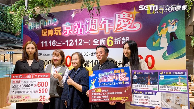 回饋26％創新高！京站周年慶業績估贏去年