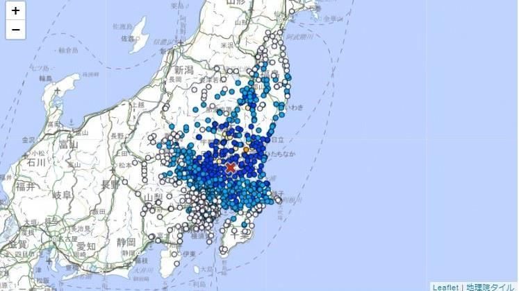 新／日本茨城縣規模5.0地震　最大震度5+
