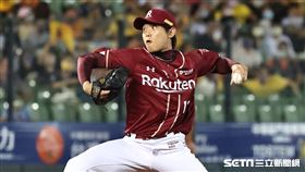 ▲台灣大賽第4戰，樂天桃猿投手陳冠宇。（圖／記者劉彥池攝影）