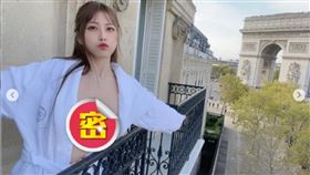 Yumi.K,謝侑芯,凱旋門,靈異事件,巴黎,浴袍