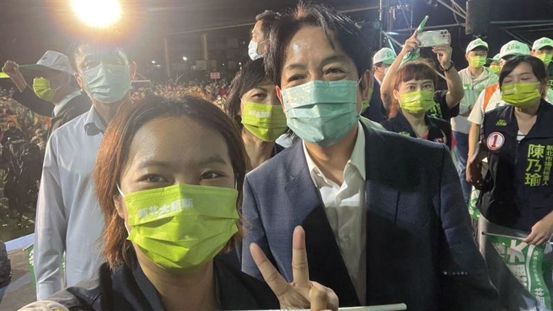 賴清德獻「聲」力挺板橋議員候選人黃淑君