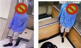 跟騷狼,真理大學,女宿舍,淡水,翻攝畫面