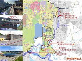 配合三爺溪排水治理計畫之都市計畫變更案於2022年10月28日及29日發布實施(圖/台南市政府)