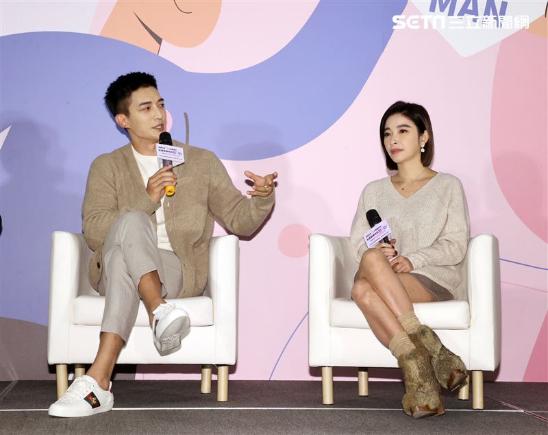 王家梁、許維恩出席性愛記者會。（記者邱榮吉/攝影）