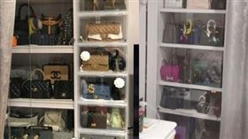 台中精品VIP竟是洗錢首腦　滿牆愛馬仕曝(圖/翻攝畫面)
