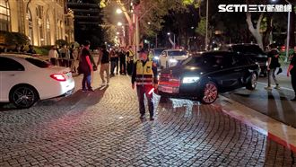 直擊！竹聯幫主73歲壽宴　警逐一盤查身分