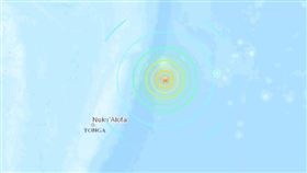 東加地震（圖／翻攝自USGS）