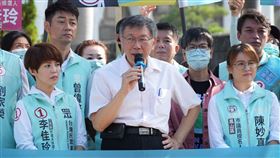 柯文哲高雄車掃。(圖/民眾黨提供)

